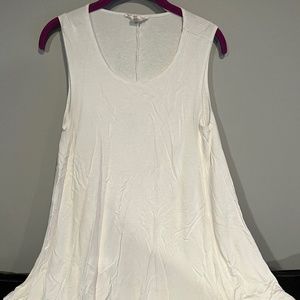 White Swing T Shirt Dress